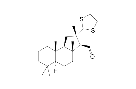 (2S,3S,3aR,5aS,9aS,9bR)-2-(1,3-dithiolan-2-yl)-2,3a,6,6,9a-pentamethyl-3,4,5,5a,7,8,9,9b-octahydro-1H-cyclopenta[a]naphthalene-3-carboxaldehyde