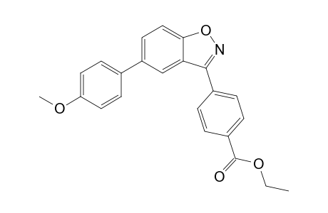4-[5-(4-Methoxyphenyl)benzo[d]isoxazol-3-yl]benzoic acid ethyl ester