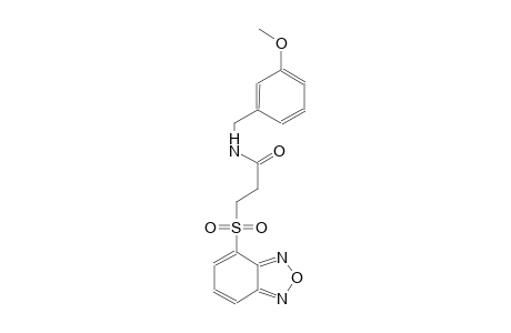 propanamide, 3-(2,1,3-benzoxadiazol-4-ylsulfonyl)-N-[(3-methoxyphenyl)methyl]-