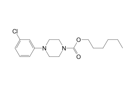 4-N-Hexoxycarbonyl-1-N-(3-chlorophenyl)piperazine