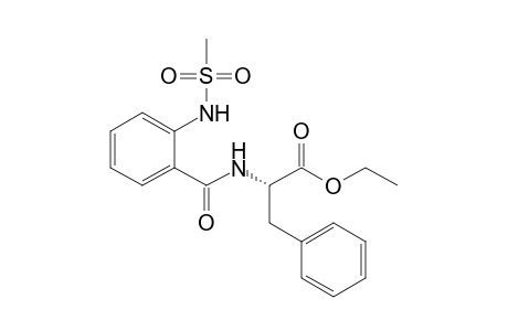 (2S)-2-[[2-(methanesulfonamido)benzoyl]amino]-3-phenyl-propionic acid ethyl ester