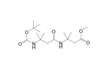 Methyl 3-[(3-{[(tert-Butoxy)carbonyl]amino}-3-methylbutanoyl)amino]-3-methylbutanoate