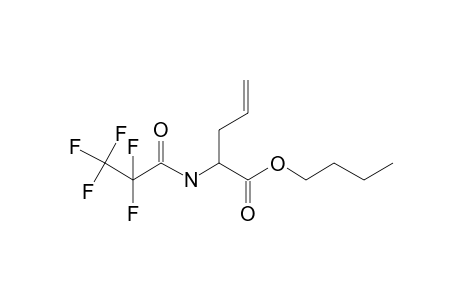 D-Allylglycine, N-pentafluoropropionyl-, butyl ester