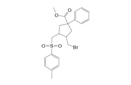 METHYL-3-BROMOMETHYL-1-PHENYL-4-TOSYLMETHYLCYCLOPENTAN-1-CARBOXYLATE