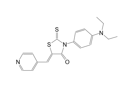 (5Z)-3-[4-(diethylamino)phenyl]-5-(4-pyridinylmethylene)-2-thioxo-1,3-thiazolidin-4-one