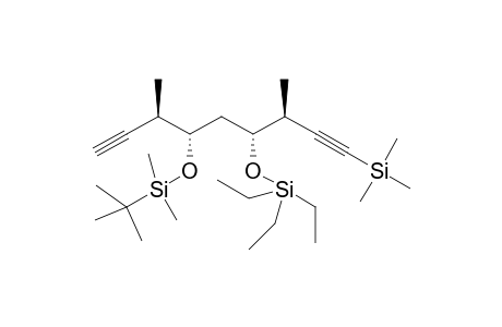 (5S,7R)-5-((R)-but-3-yn-2-yl)-9,9-diethyl-2,2,3,3-tetramethyl-7-((S)-4-(trimethylsilyl)but-3-yn-2-yl)-4,8-dioxa-3,9-disilaundecane