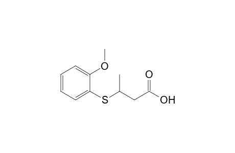 3-(2-Methoxyphenylthio)butanoic acid
