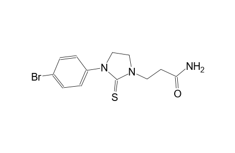 3-[3-(4-bromophenyl)-2-thioxo-1-imidazolidinyl]propanamide