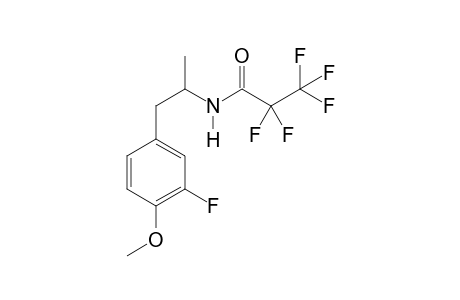 3-Fluoro-4-methoxyamphetamine PFP