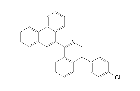 4-(4-Chlorophenyl)-1-(phenanthren-9-yl)isoquinoline