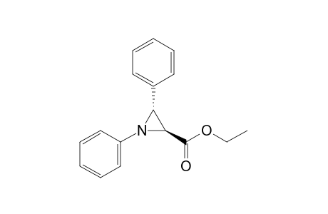 trans-Ethyl 1,3-diphenylaziridine-2-carboxylate