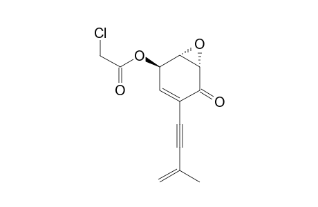 (1S,2R,6S)-4-(3-methylbut-3-en-1-yn-1-yl)-5-oxo-7-oxabicyclo[4.1.0]hept-3-en-2-yl 2-chloroacetate