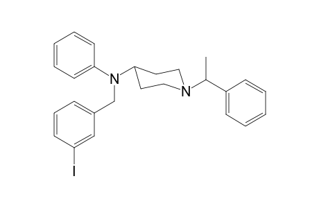 N-(3-Iodobenzyl)-N-phenyl-1-(1-phenylethyl)piperidin-4-amine