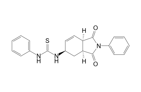 1-[(3aS,5R,7aR)-1,3-bis(oxidanylidene)-2-phenyl-3a,4,5,7a-tetrahydroisoindol-5-yl]-3-phenyl-thiourea