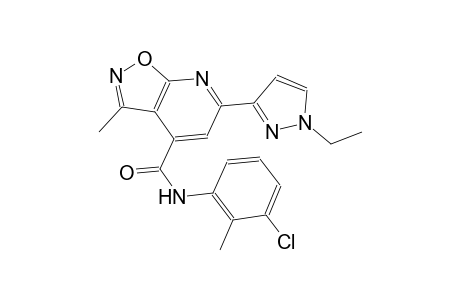 isoxazolo[5,4-b]pyridine-4-carboxamide, N-(3-chloro-2-methylphenyl)-6-(1-ethyl-1H-pyrazol-3-yl)-3-methyl-