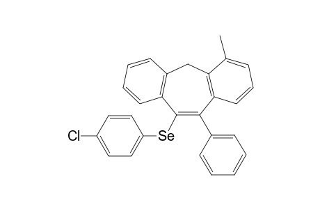 (4-Chlorophenyl)(4-methyl-11-phenyl-5H-dibenzo[a,d][7]annulen-10-yl)selane