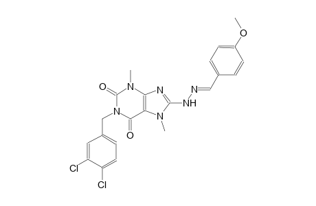 4-methoxybenzaldehyde [1-(3,4-dichlorobenzyl)-3,7-dimethyl-2,6-dioxo-2,3,6,7-tetrahydro-1H-purin-8-yl]hydrazone