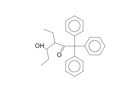 2-Hexanone, 3-ethyl-4-hydroxy-1,1,1-triphenyl-, (R*,s*)-(.+-.)-