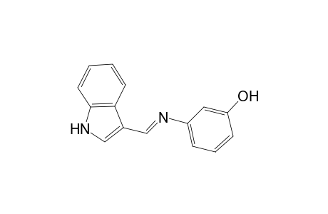 3-[(1H-indol-3-ylmethylene)-amino]-phenol