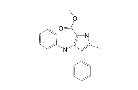 methyl 5-methyl-4-phenyl-3-(phenylamino)-1H-pyrrole-2-carboxylate