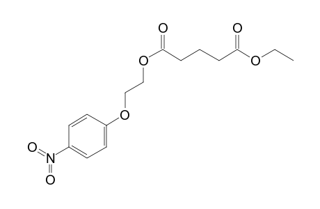 Glutaric acid, ethyl 2-(4-nitrophenoxy)ethyl ester