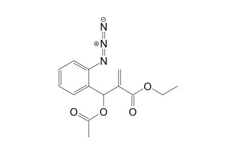 2-[acetoxy-(2-azidophenyl)methyl]acrylic acid ethyl ester