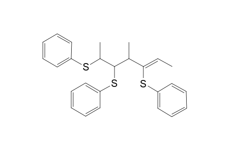 (E)- ansd (Z)-(4R,5S,6S)-4-Methyl-3,5,6-tris(phenylthio)hept-2-ene