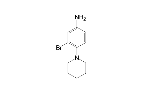 Benzenamine, 3-bromo-4-(1-piperidinyl)-