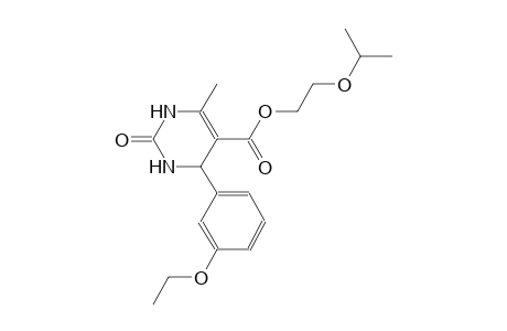 5-pyrimidinecarboxylic acid, 4-(3-ethoxyphenyl)-1,2,3,4-tetrahydro-6-methyl-2-oxo-, 2-(1-methylethoxy)ethyl ester