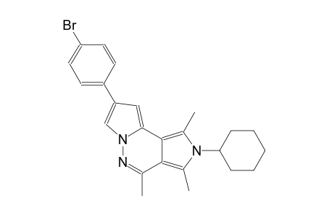 8-(4-bromophenyl)-2-cyclohexyl-1,3,4-trimethyl-2H-dipyrrolo[1,2-b:3,4-d]pyridazine