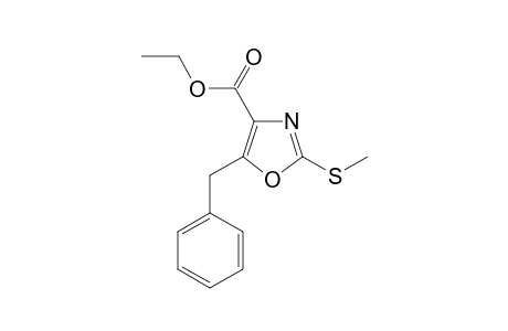 5-(benzyl)-2-(methylthio)oxazole-4-carboxylic acid ethyl ester
