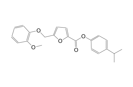4-isopropylphenyl 5-[(2-methoxyphenoxy)methyl]-2-furoate