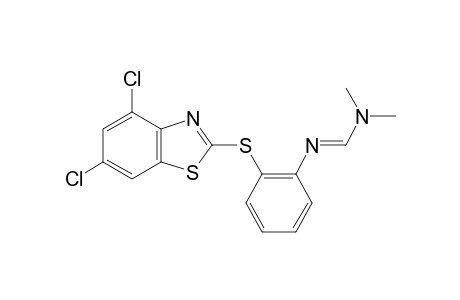 N'-{o-[(4,6-dichloro-2-benzothiazolyl)thio]phenyl}-N,N-dimethylformamidine