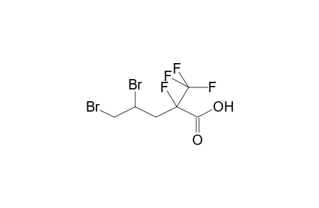 2-FLUORO-2-TRIFLUOROMETHYL-4,5-DIBROMOPENTANOIC ACID