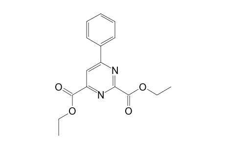 2,4-Pyrimidinedicarboxylic acid, 6-phenyl-, diethyl ester