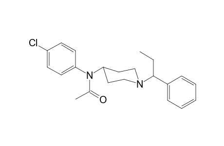 N-4-Chlorophenyl-N-[1-(1-phenylpropyl)piperidin-4-yl]acetamide