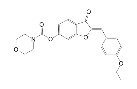 4-morpholinecarboxylic acid, (2Z)-2-[(4-ethoxyphenyl)methylene]-2,3-dihydro-3-oxobenzofuranyl ester