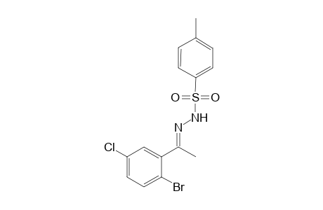 (Z)-N'-[1-(2-Bromo-5-chlorophenyl)ethylidene]-4-methylbenzenesulfonohydrazide
