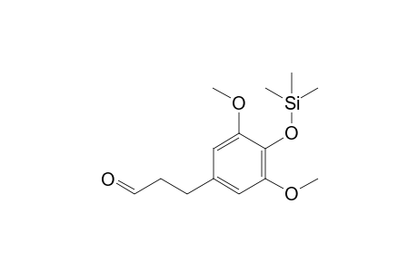 3-(3,5-dimethoxy-4-trimethylsilyloxy-phenyl)propanal