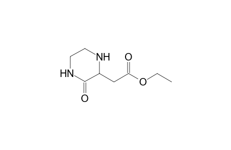 2-Piperazineacetic acid, 3-oxo-, ethyl ester