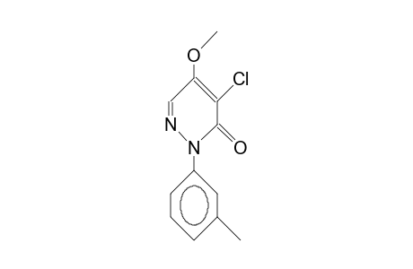 4-Chloro-5-methoxy-2-(3-tolyl)-3(2H)-pyridazinone
