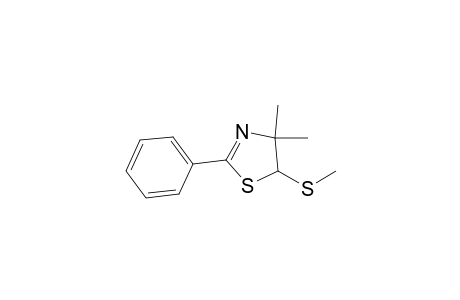 Thiazole, 4,5-dihydro-4,4-dimethyl-5-(methylthio)-2-phenyl-