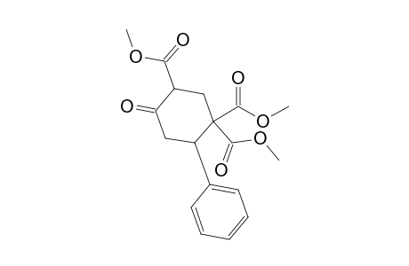 6-Phenyl-4-oxo-1,1,3-cyclohexanetricarboxylic acid trimethyl ester