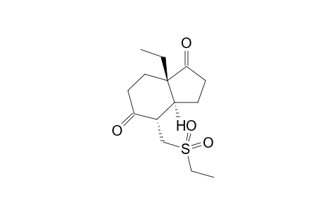 (3aS,4S,7aS)-7a-ethyl-4-(ethylsulfonylmethyl)-2,3,3a,4,6,7-hexahydroindene-1,5-dione