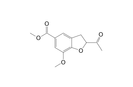 Methyl 2-acetyl-7-methoxy-2,3-dihydro-1-benzofuran-5-carboxylate