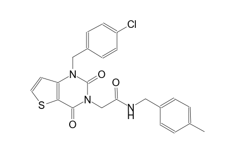 2-(1-(4-chlorobenzyl)-2,4-dioxo-1,4-dihydrothieno[3,2-d]pyrimidin-3(2H)-yl)-N-(4-methylbenzyl)acetamide