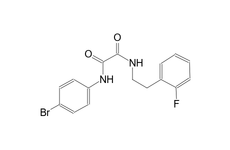 N~1~-(4-bromophenyl)-N~2~-[2-(2-fluorophenyl)ethyl]ethanediamide