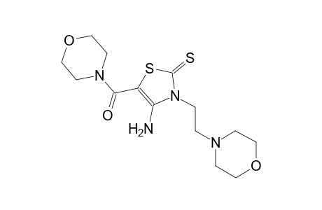 2(3H)-thiazolethione, 4-amino-5-(4-morpholinylcarbonyl)-3-[2-(4-morpholinyl)ethyl]-