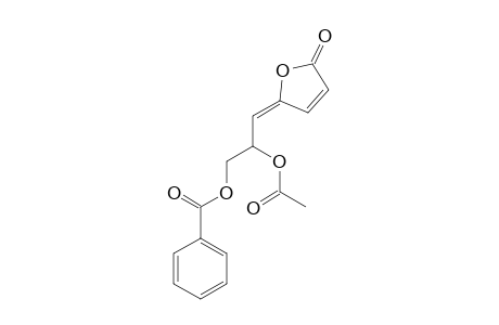 (4E)-6-ACETOXY-7-BENZOYLOXY-2,4-HEPTADIEN-4-OLIDE