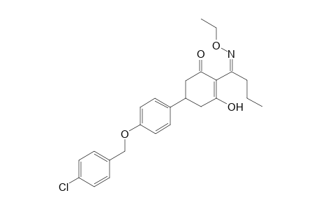 2-Cyclohexen-1-one, 5-[4-[(4-chlorophenyl)methoxy]phenyl]-2-[1-(ethoxyimino)butyl]-3-hydroxy-